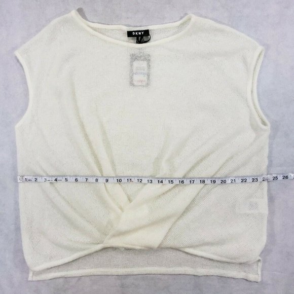 NWT DKNY  Size XLarge Drape-Front Sweater - Picture 4 of 8